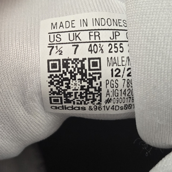 Adidas Response Super M Men's White and Black Running Shoes Size 7.5 - Picture 10 of 10